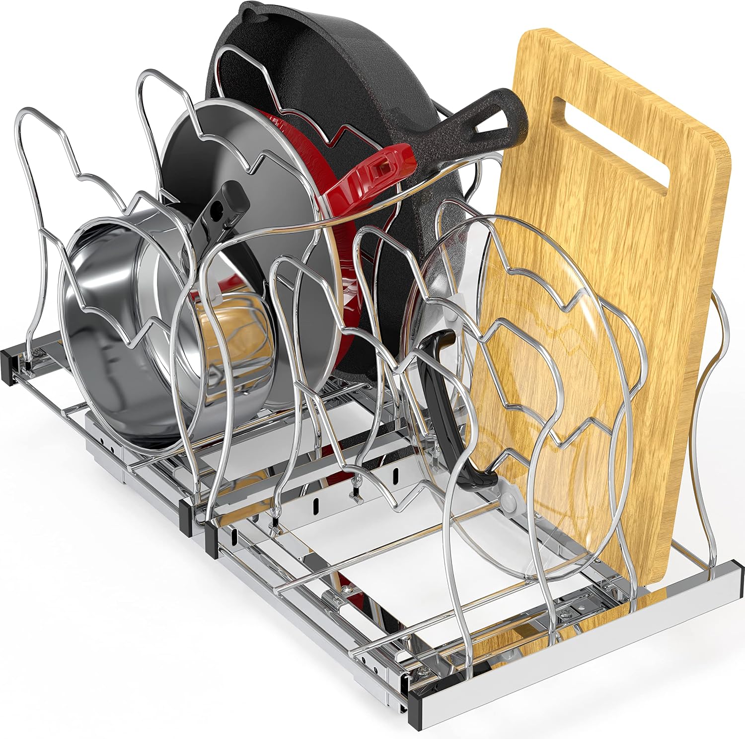 Simple Houseware Pull Out Sliding Shelf Organizer